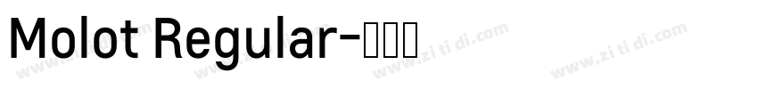 Molot Regular字体转换